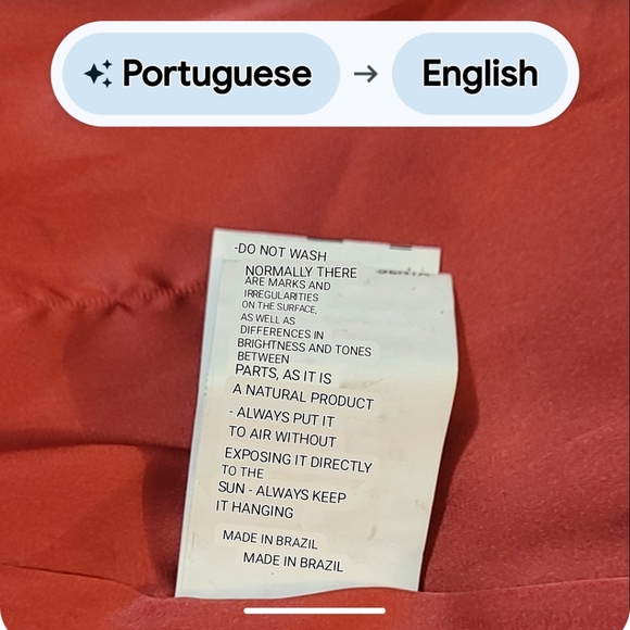 Real Leather Red Cargo Mini Skirt  Size 8 - Picture 8 of 9